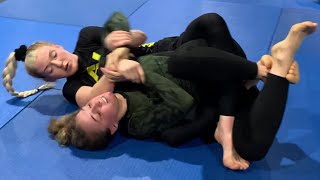 Womens NoGi Combat Jiujitsu Laurah Hallock Grappling Session [upl. by Adnouqal378]