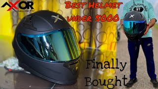 Finally Bought a New Helmet😍  Best Helmet Under 5000 💵 [upl. by Giamo770]