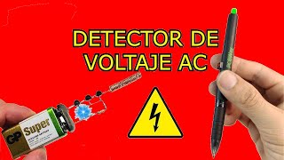 Detector de Voltaje AC Casero ⚡ [upl. by Ileyan]