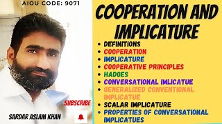 Cooperation and Implicature in Pragmatics Cooperative principles Properties of Implicature [upl. by Treblah]