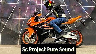 SC PROJECT EXHAUST🔥 HONDA CBR SOUND AND RIDE [upl. by Bourke]