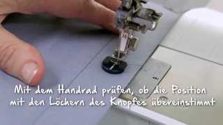 Tutorial zu BERNINA 790 Knopflöcher nähen und Knöpfe annähen [upl. by Mcilroy]