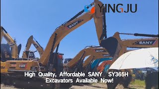 High Quality Affordable SANY SY365H Excavators Available Now [upl. by Iaw236]