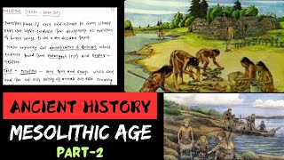 Mesolithic Age  Stone Age  Art And Culture  UPSC [upl. by Ledairam33]