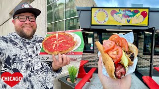 Chicago 2024  BEST Chicago Pizza amp The Wieners Circle  Chicago Food Tour  What To Do in Chicago [upl. by Odranoel]