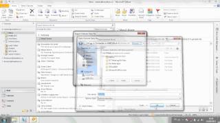 Exporting your Outlook file folders emails contacts etc [upl. by Ody77]