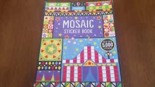 Usborne Books amp More Mosaic Sticker Book [upl. by Havener]