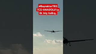 Sevda kuşun kanadında TCGANADOLUya inişkalkış BayraktarTB3 selçukbayraktar adana tcganadolu [upl. by Ahsimed]