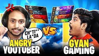 Angry Youtuber vs Gyan Gaming 👿 Abused His Teammates After Loosing a Game 😡 [upl. by Oicanata675]