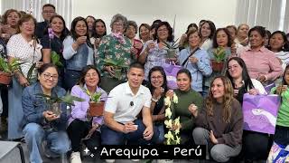 Entrenamiento presencial de orquídeas en Arequipa Perú [upl. by Sirrom]