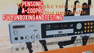 Pensonic A200pro Full unboxing and Testing [upl. by Odlareg]