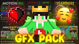 👀 Trending GFX PACK For Your Minecraft Videos 🤯 Dont Miss [upl. by Lora]