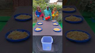 Roll Big Ball amp Eating Chowmein Challenge game shorts [upl. by Quick986]