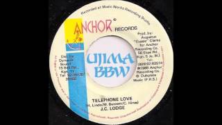 JC LODGE Telephone Love ANCHOR RECORDS 1988 [upl. by Nodnnarb]