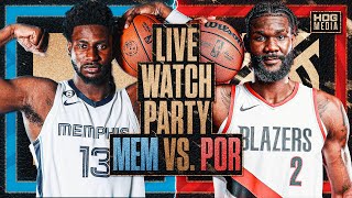 Watch Party  Portland Trail Blazers vs Memphis Grizzlies  LIVE Scoreboard  PlaybyPlay [upl. by Dympha]