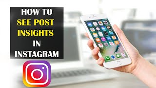 How To See Post Insights on Instagram App [upl. by Nawor662]