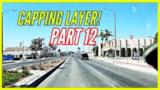 USA  CENTINELA AVE ROAD CONSTRUCTION  ASPHALT CAPPING LAYER  PART 12 MasterWorkers [upl. by Ellekcir992]