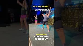 🔥Toledo Ohio Join us THIS Friday 1025  7PM for a LIVE workout 🎟️Refitrevcomohio24 [upl. by Annairt]