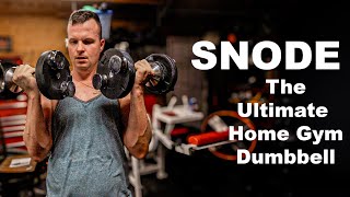 SNODE ADJUSTABLE DUMBBELLS  Best Home Gym Dumbbell set Period [upl. by Amandie]