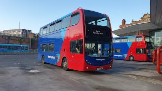 Thrashed Warringtons Own Buses ADL Trident 2Alexander Dennis Enviro 400 313LK58KHU  Route 22A [upl. by Bricker360]