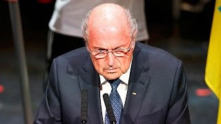 Blatter dice que luchará contra corrupción en primera aparición tras escándalo FIFA [upl. by Johiah]