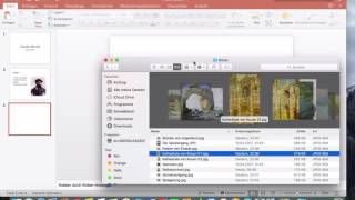 Powerpoint 2016 Mac 13 Bild und Textfeld einfügen [upl. by Ponton]