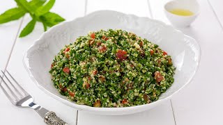 Salata tabbouleh  Salata orientala de patrunjel  JamilaCuisine [upl. by Ahkeber120]