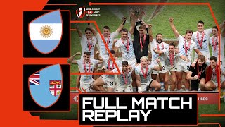 Cup Final MASTERCLASS from Argentina 🏆  Argentina v Fiji  HSBC London Sevens Rugby [upl. by Nautna]