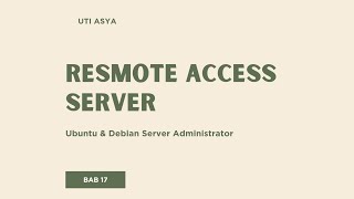 REMOTE ACCESS SERVER  PUTTY [upl. by Eahcim562]