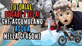 ACQUA nei TELAI della CF 450MTFORIAMOLI INSIEME  TUTORIAL CFMOTOOFFICIAL [upl. by Anauqcaj]