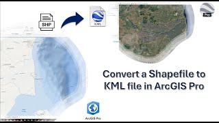 16 Convert a Shapefile to kml file in ArcGIS Pro [upl. by Ingaborg478]