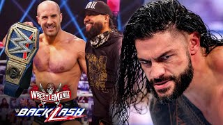 Roman Reigns vs Cesaro Match Wrestlemania Backlash 2021 Highlights [upl. by Ahseiyn939]