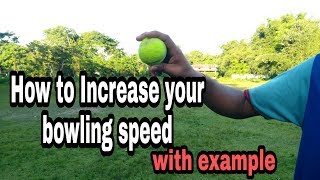 How to increase your bowling speed with a tennis ball [upl. by Prisca]