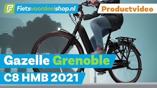 Gazelle Grenoble C8 HMB 2021  Fietsvoordeelshopnl Productvideo [upl. by Ahse]