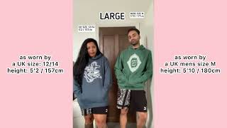 Hoodie sizing guide  Keep It Bright [upl. by Eelyma]