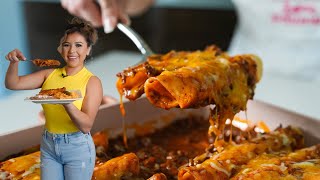 My Go To TEXMEX BEEFY ENCHILADAS Fast amp Easy Enchilada Recipe [upl. by Ikaz]