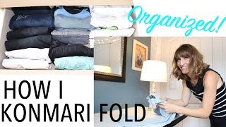 KonMari Folding and Why I Love it  Folding with No Wrinkles KonMari Method  Shannon Torrens [upl. by Soloman735]