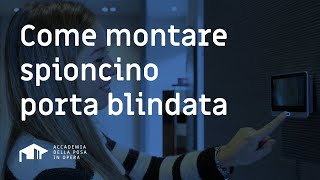 COME MONTARE SPIONCINO PORTA BLINDATA La Guida Definitiva [upl. by Trinidad]