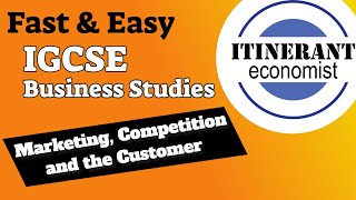 IGCSE Business studies 0450  31 – Marketing Competition and the Customer [upl. by Mayda62]