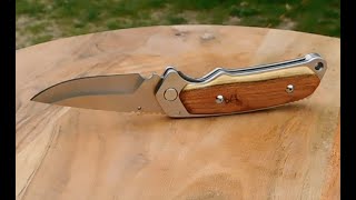 MAKE NEW MESQUITE SCALES FOR BUCK KNIFE 1 of 2 [upl. by Heisser666]