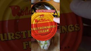 POISSON SURSTRÖMMING ☢️ PREPARATION AVANT DEGUSTATION 👨‍🍳 [upl. by Wilton942]