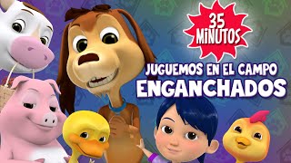 Enganchados Canciones Infantiles  Juguemos en el Campo [upl. by Ynnek277]