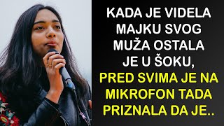 KADA JE VIDELA MAJKU SVOG MUŽA OSTALA JE U ŠOKU PRED SVIMA JE NA MIKROFON TADA PRIZNALA DA JE [upl. by Danni]