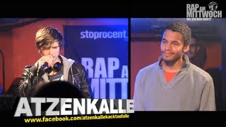 RAP AM MITTWOCH Atzenkalle vs Main Moe 210312 BattleMania Finale 44 GERMAN BATTLE [upl. by Gabriella]