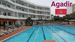 Agadir Morocco  Hotel Tour  First day in Agadir  Morocco Vlog [upl. by Oruhtra504]