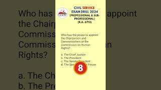 Comprehensive Civil Service Examination Reviewer 2024 shorts civilservicereview [upl. by Noirred]