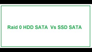 Raid0 HDD SATA Vs SSD SATA Speed test on Server Dell Poweredge R510 [upl. by Ihsorih]