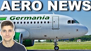 GERMANIA am BODEN Insolvenz angemeldet AeroNews [upl. by Molli678]