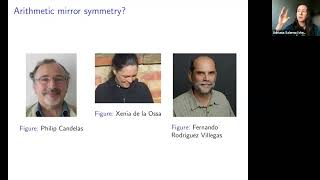 Lathisms Lecture Arithmetic Hypergeometric Functions and Mirror Symmetry [upl. by Keare]