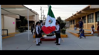 Izamiento de Bandera Ceremonia del 20 de noviembre 2022 Esc Prim Agustín Yáñez Turno Vespertino [upl. by Wooster]